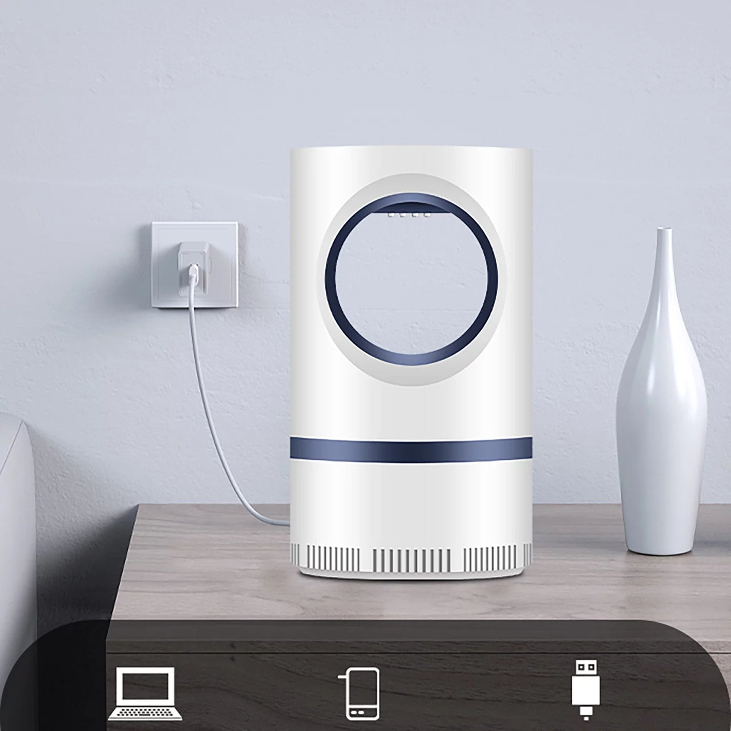 ™ Silentzap Pro – Electric Mosquito Killer Lamp with Suction Trap for Indoor & Outdoor Protection