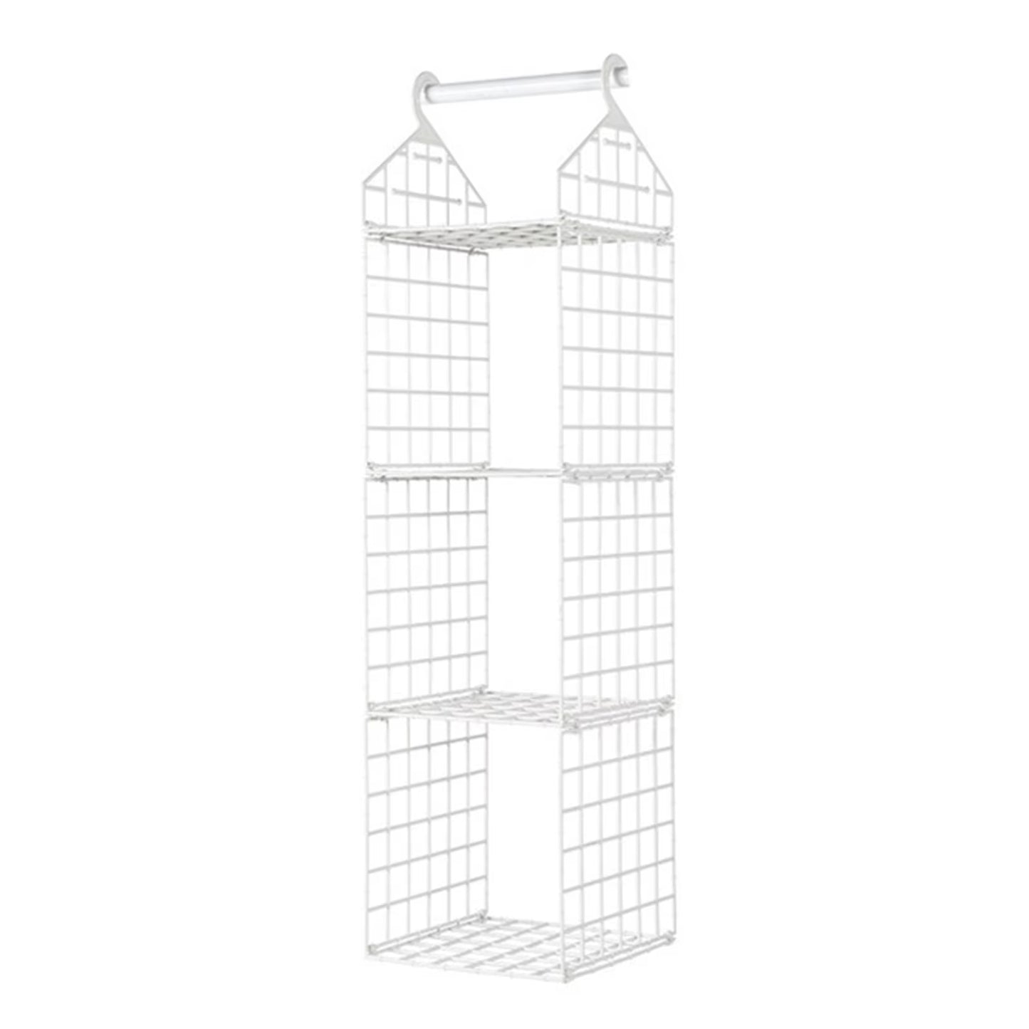 Closetmax™ Foldable Hanging Organizer – Multi-Tier Space Saver for Pajamas, Coats, Sweaters & More